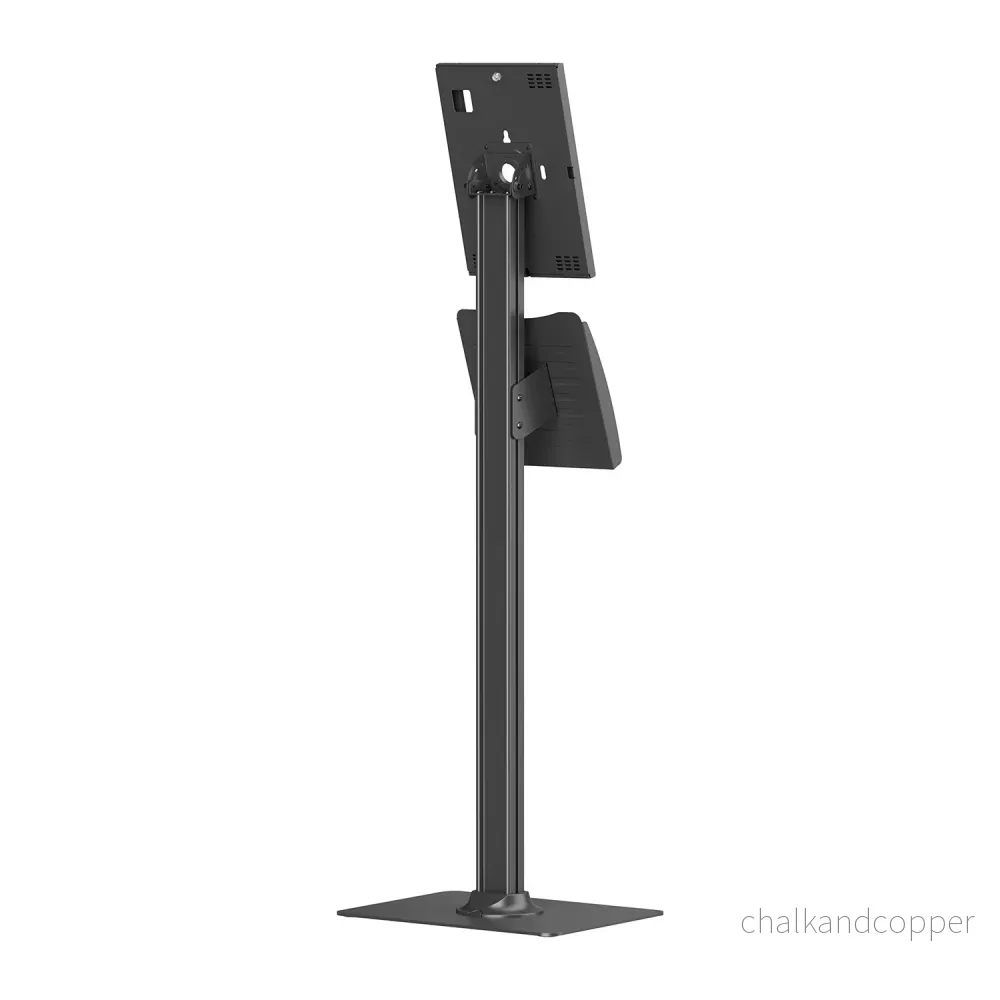 Maclean-reklamhållare för surfplatta, med lås, 10,9–11 tum, iPad Air/Pro, Samsung Tab A- och S-serien, 220 × 323 × 22 mm, MC-960 B - Bild 3