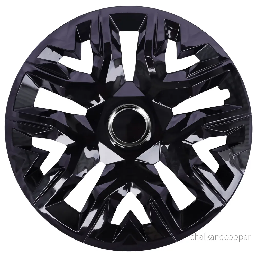 Universal navkapslar 15'' NRM Perfecto svartlackerade 4 st