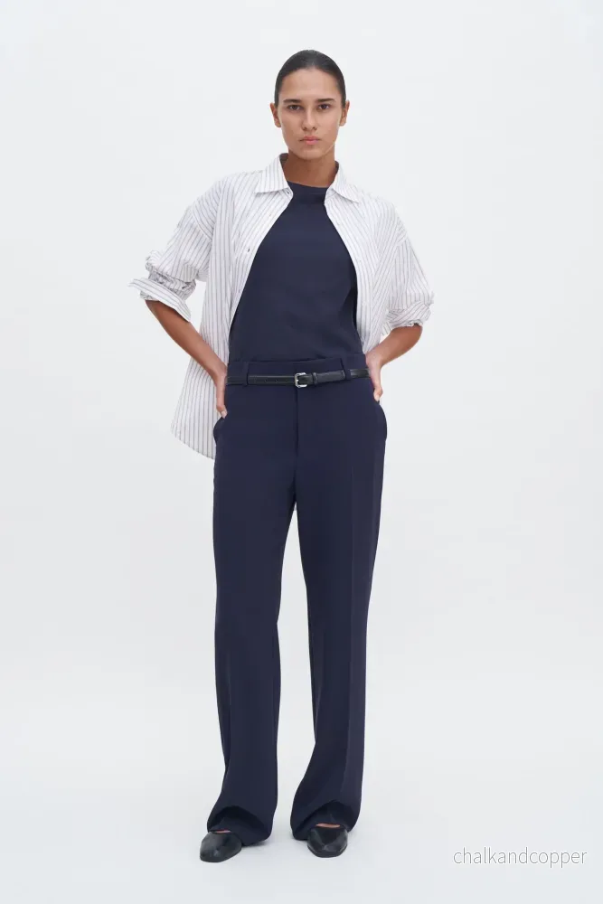 Hutton Trousers Navy Filippa K