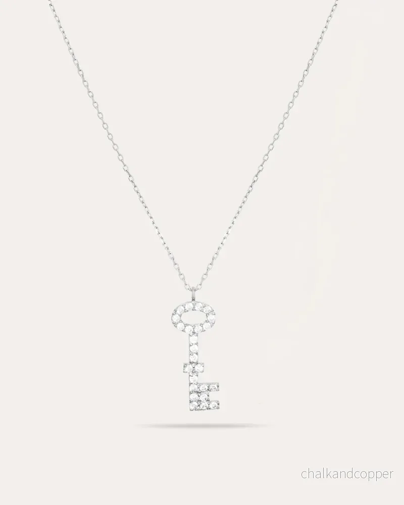 Glam: Key To Your Heart – Silverhalsband Glam: Key To Your Heart – Silverhalsband