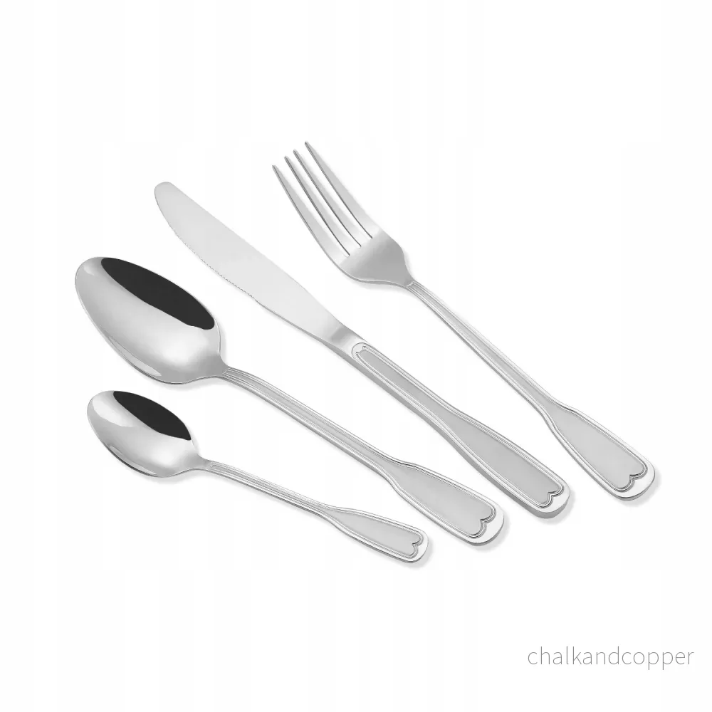 Maestro bestickset med 24 delar modell MR-1519-24 rostfritt stål - Bild 2