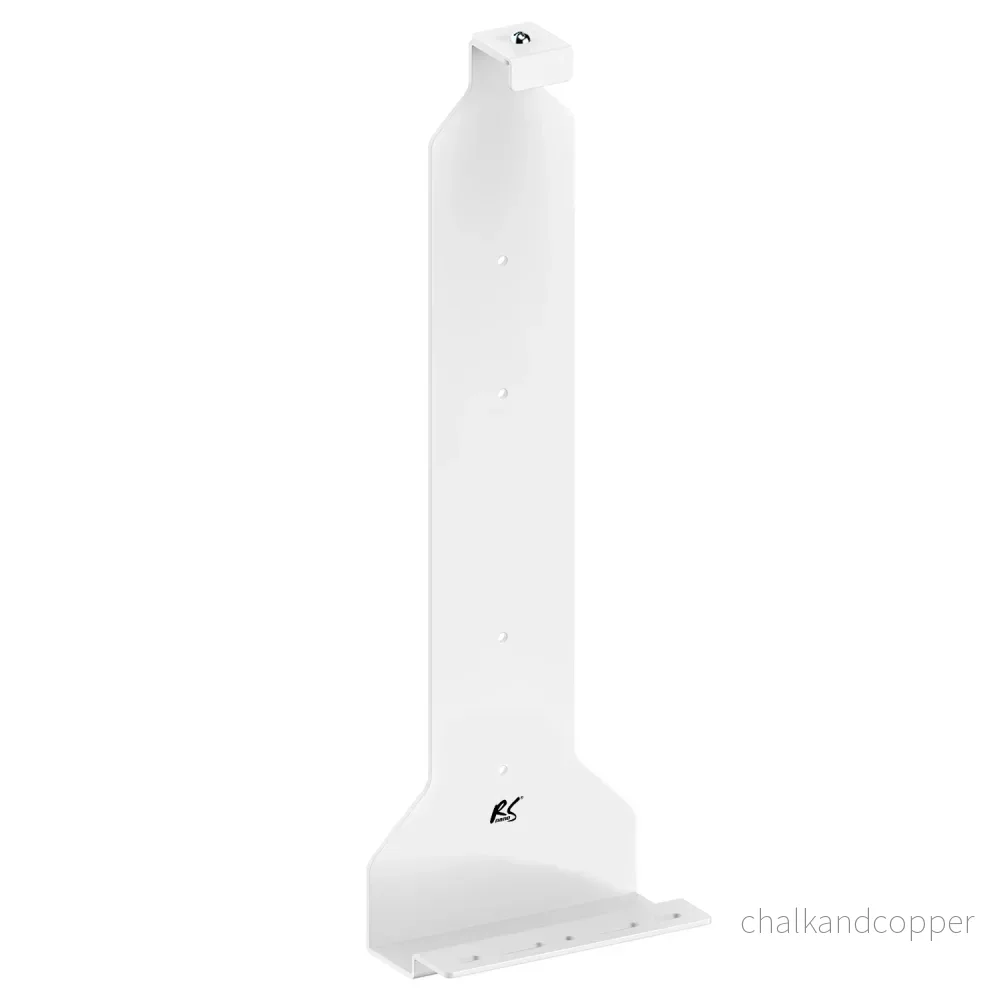 Väggmonterat stativ vitt för Playstation 5-konsol, max 10 kg, NanoRS RS180
