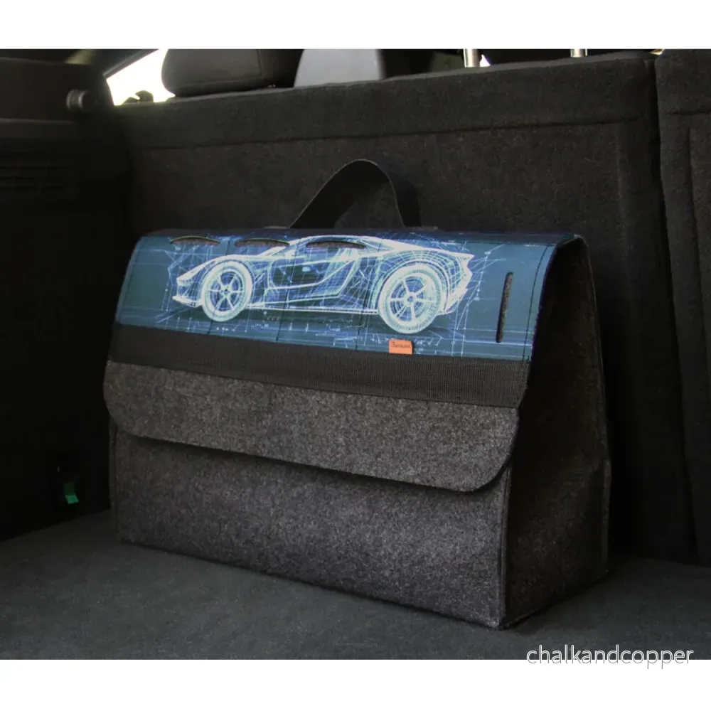 Arco Design väska, bagagerumsorganisatör, 46x20cm, B-LUX Automotive - Bild 2