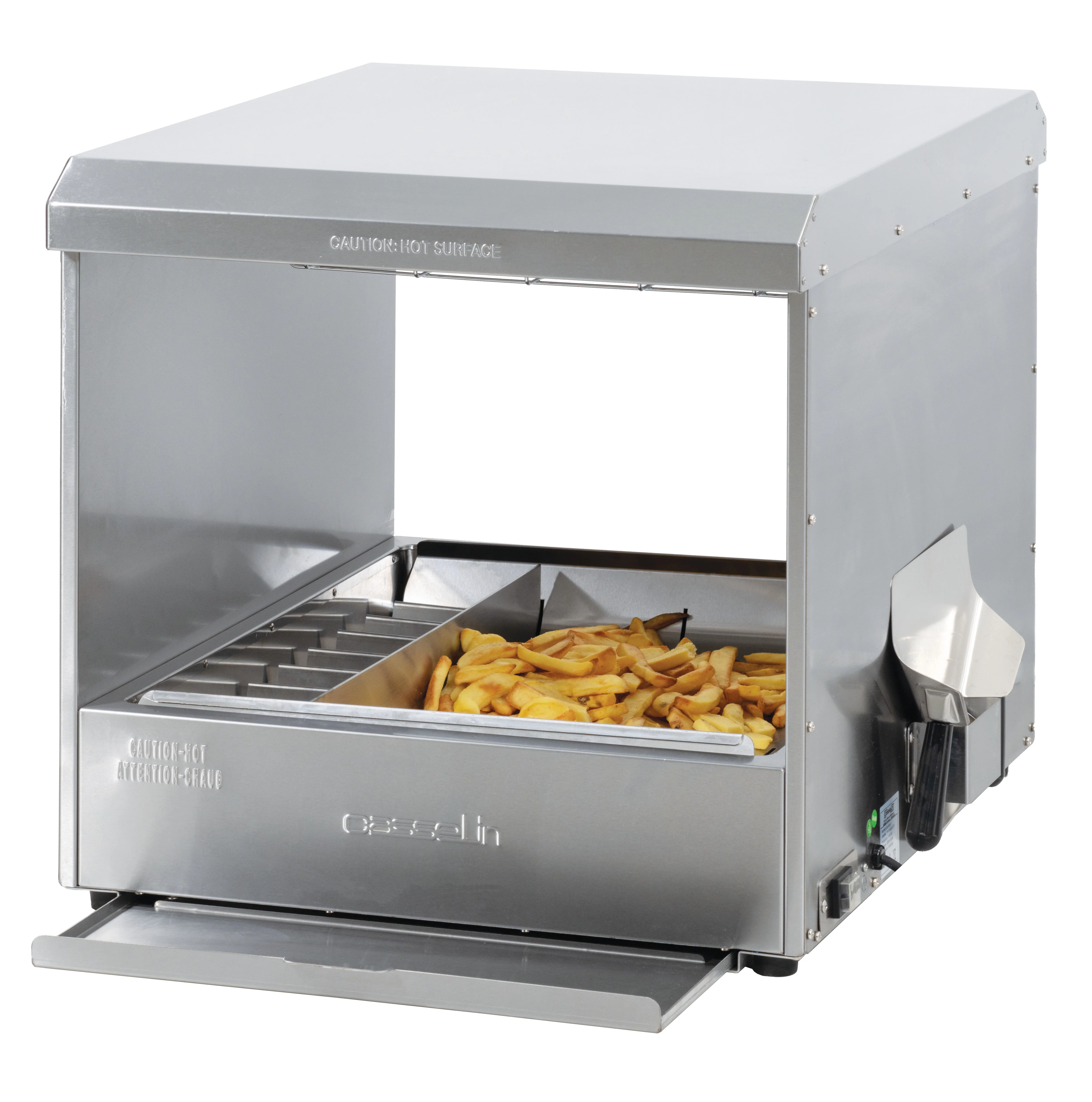 Pommes frites med kvarts dubbel värmepassage M