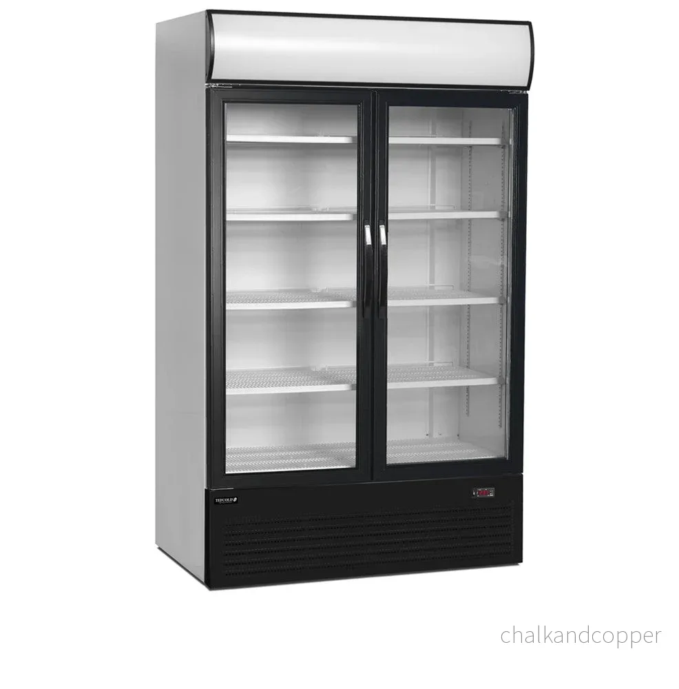 Displaykyl - 2-dörrars med ljus topp - 1082 liter - FSC1200H