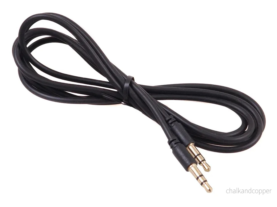 Kabel Maclean, jack 3,5 mm, kontakt till kontakt, 1,5 m, svart, MCTV-815 - Bild 2
