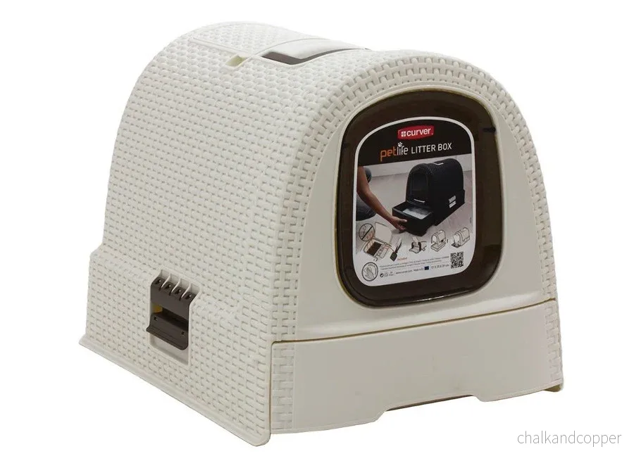 Curver Pet Life Cream Covered Pet Grooming Box