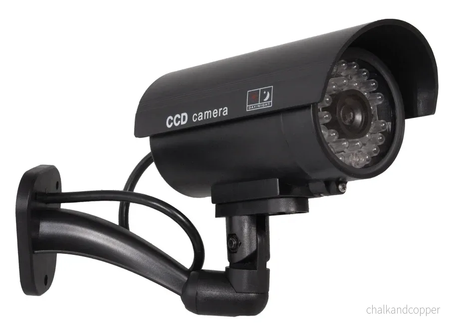 Realistisk dummy-kamera IR9000 B IR med blinkande LED - Bild 2