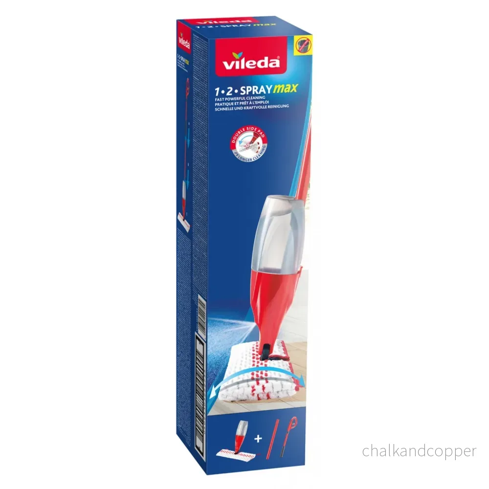 Mopp med spruta och roterande huvud Vileda 1-2 Spray Max-låda - Bild 2