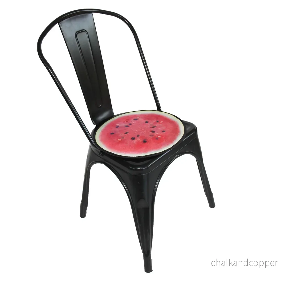 Bertoni stolsdyna, dekorativ, filt, 35 cm, vattenmelon, EE0069 - Bild 2