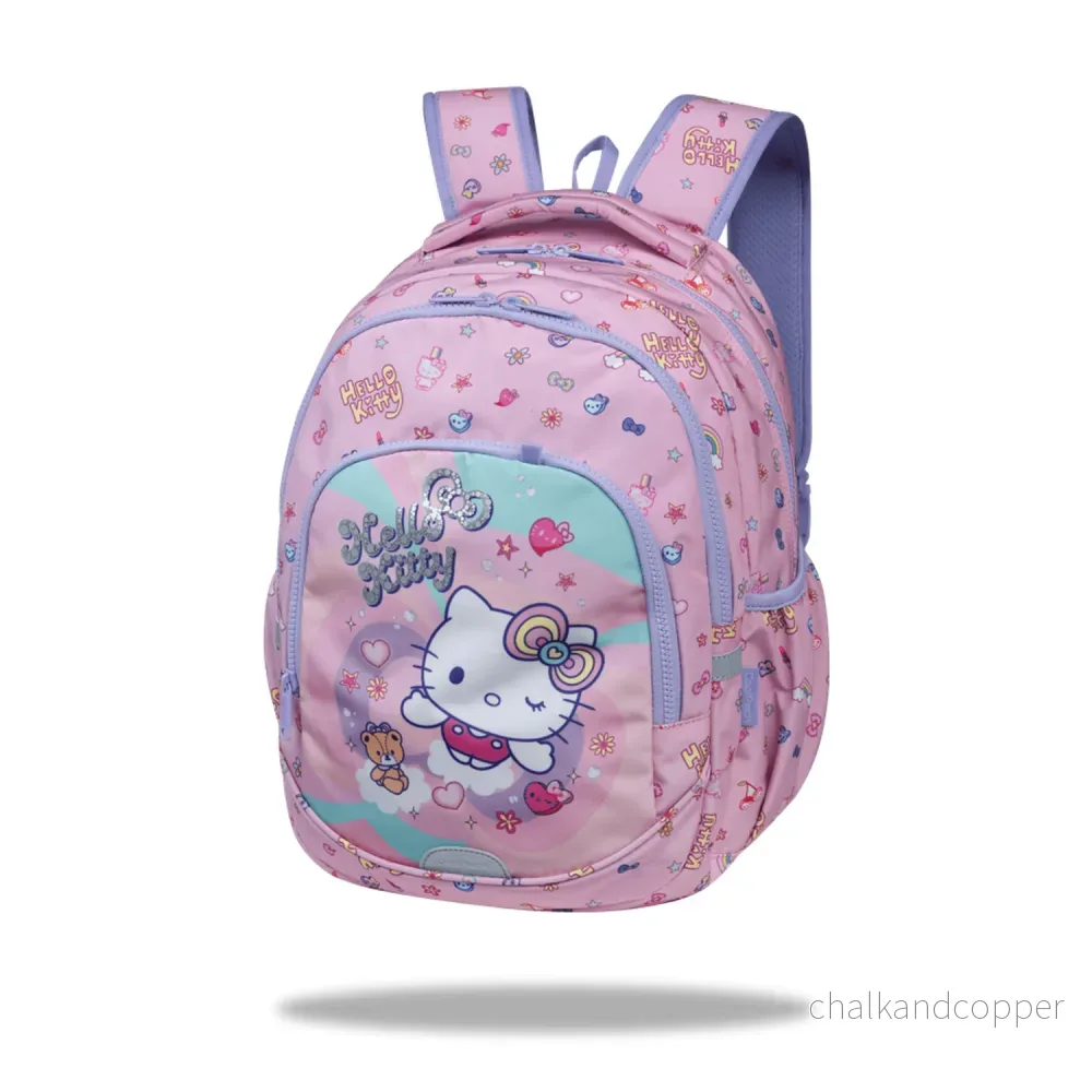Hello Kitty Coolpack skolryggsäck, storlek Primo Pro (16"), formad rygg och vadderade axelremmar, 2 huvudfack och ett fack för bärbar dator, förstärkt botten, F162025 - Bild 2