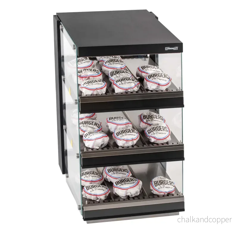 Varm-display – hamburgare – 3 x 55 cm Varm-display – hamburgare – 3 x 55 cm
