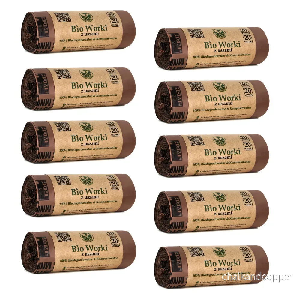 BIO komposterbara påsar 20 liter 10x20 stycken