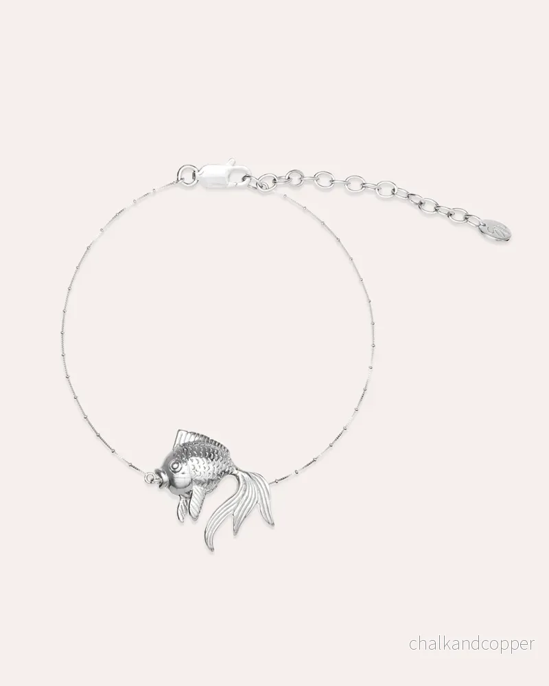 Ocean Muse Goldfish – Silverarmband Ocean Muse Goldfish – Silverarmband