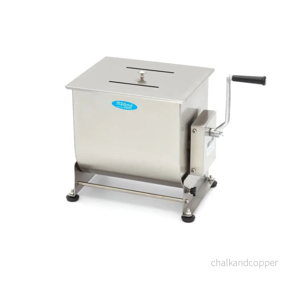 Köttblandare - 30L - 25kg kött - Tippbar skål - Manuell