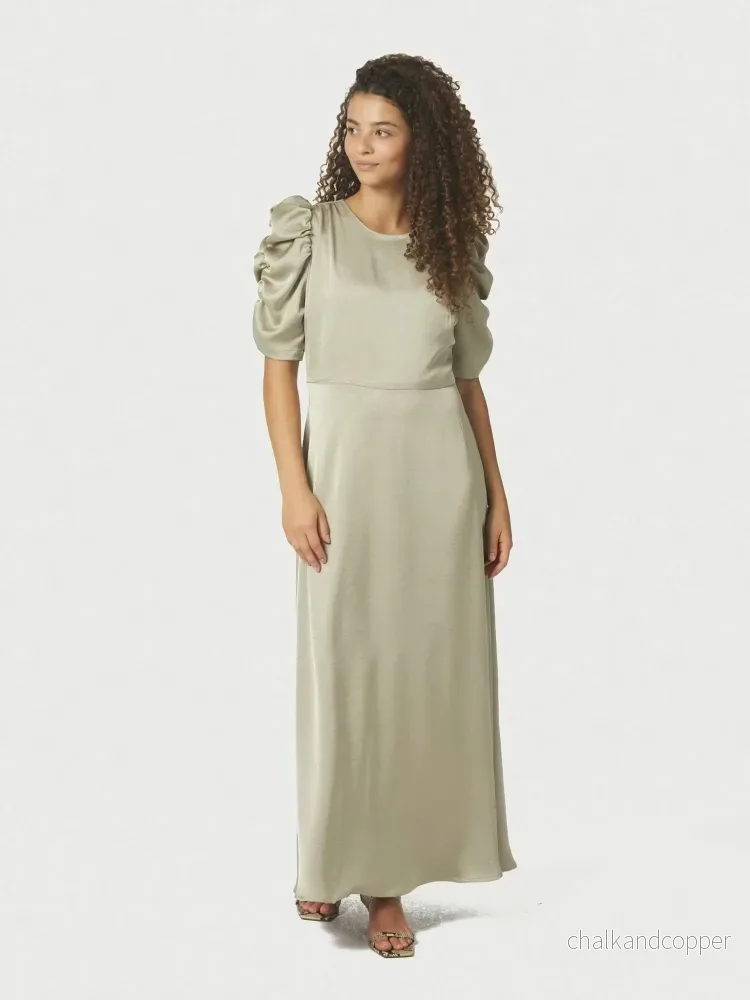 Benuti Solid Dress Light Green Neo Noir Benuti Solid Dress Light Green Neo Noir