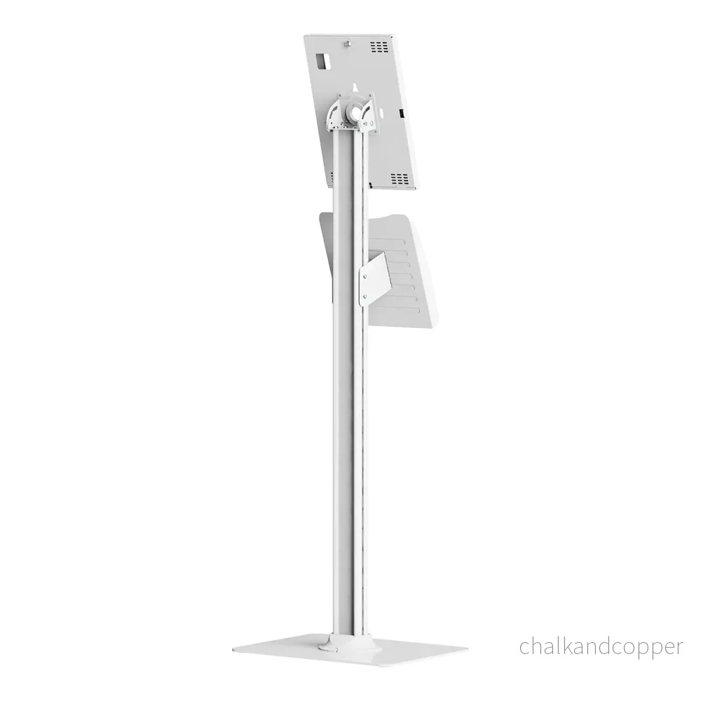 Maclean-hållare för surfplatta, med lås, 10,9–11 tum, iPad Air/Pro, Samsung Tab A- och S-serien, 220 × 323 × 22 mm, MC-960 W - Bild 3