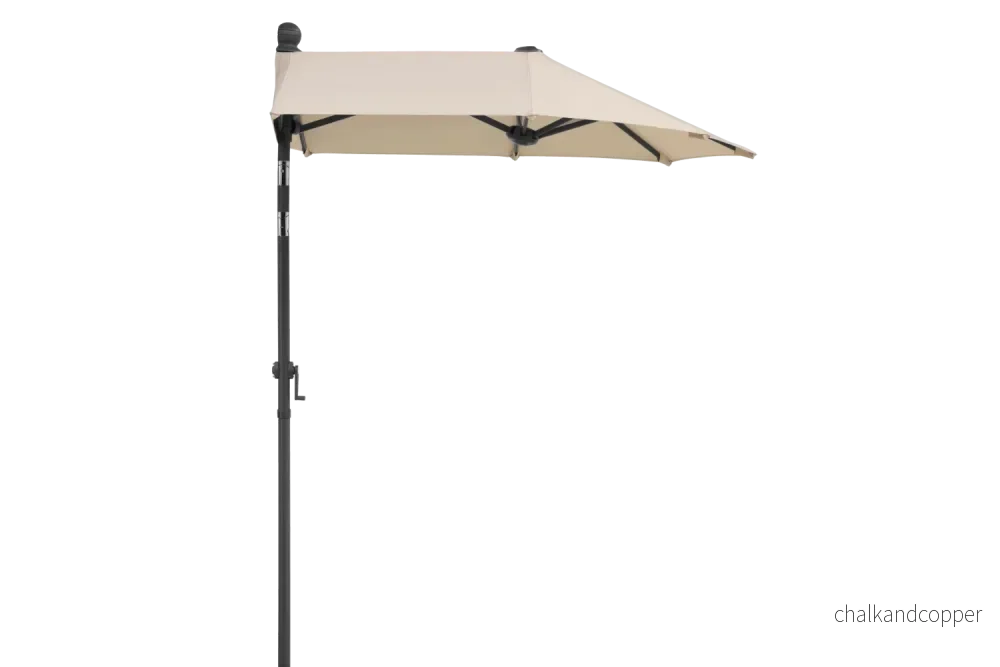 Salerno mezza parasoll med tilt 150 x 150 cm