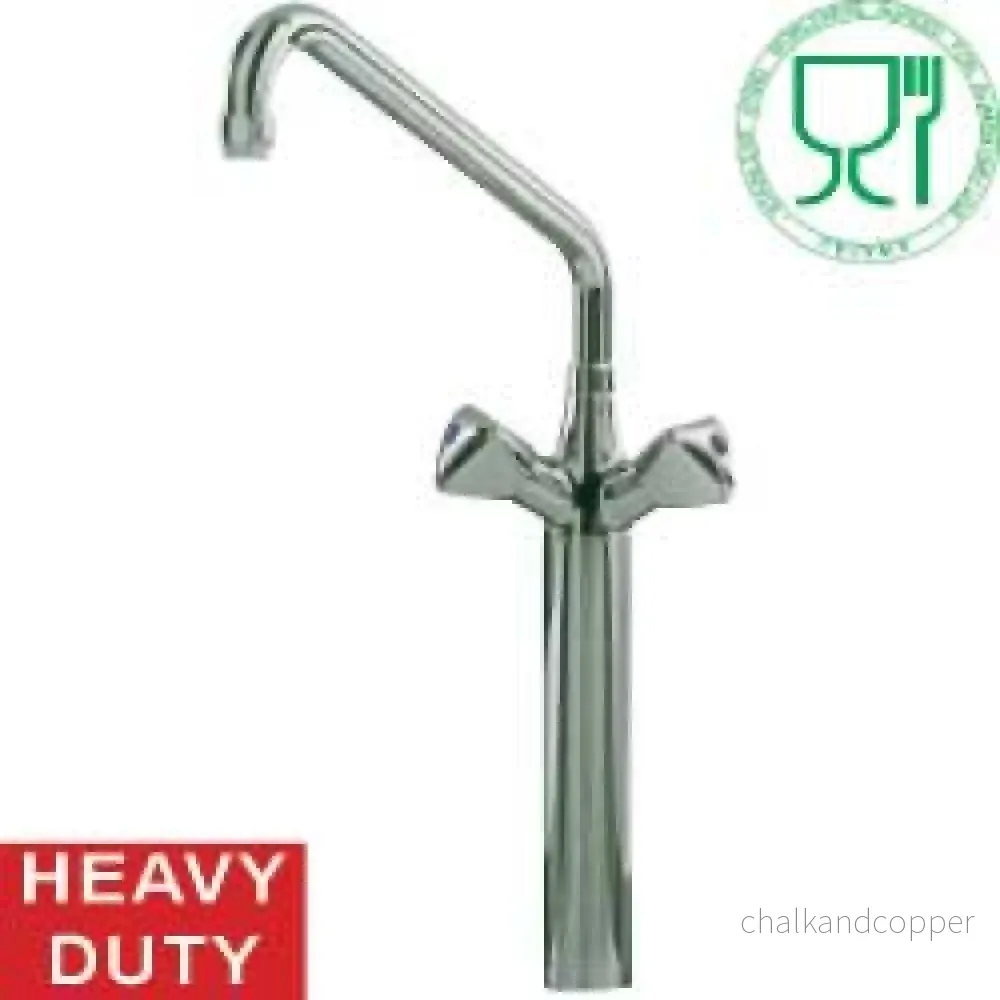 Piedestal med blandare ”big flow” ”Heavy-Duty”