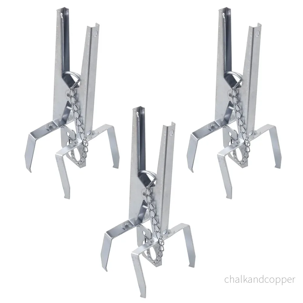 Skadedjursfälla av metall - smal, bredd: 7,5 cm, material: galvaniserat stål, 3 delar