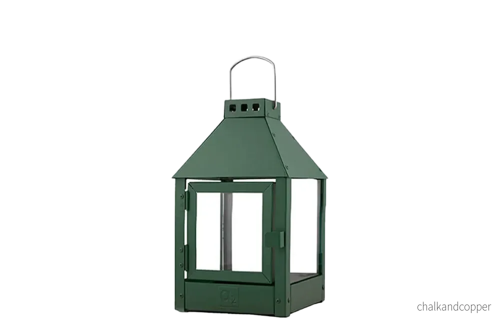 A2 living galvaniseret jern lanterne 17 x 27,5 cm