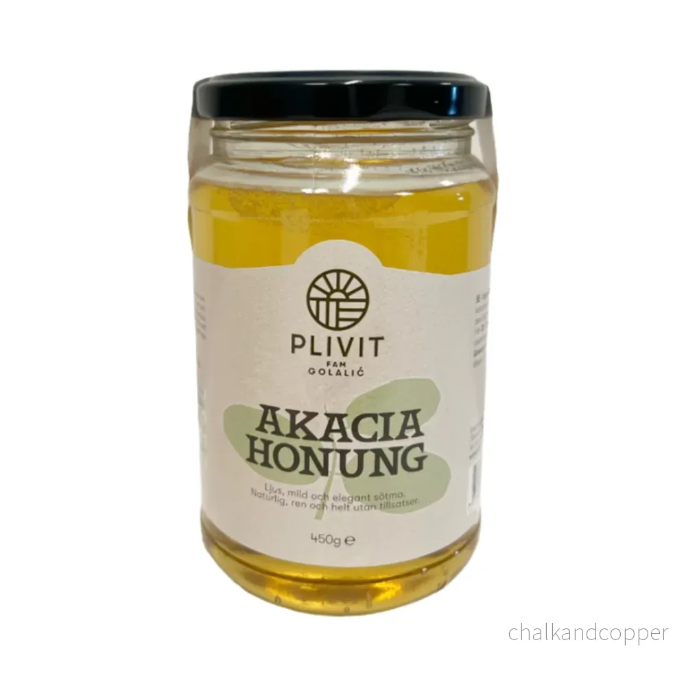 Akacie honung 450 g – Plivit