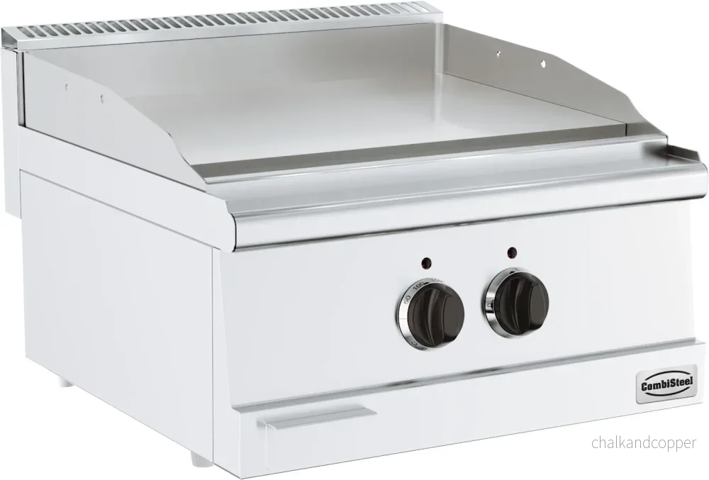 BAS 600 EL. STEKPLATTA KROM