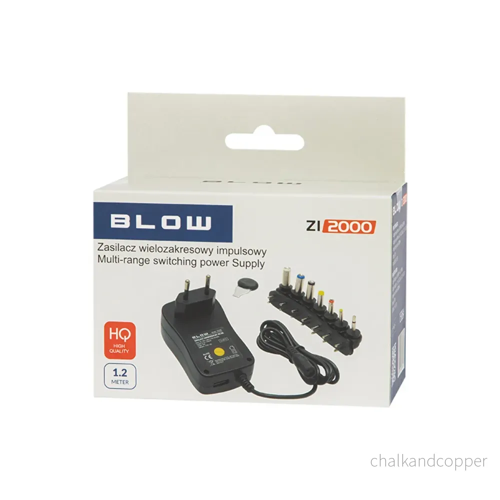 Strömförsörjning 3-12V 2A 30W ZI2000 Blow - Bild 3