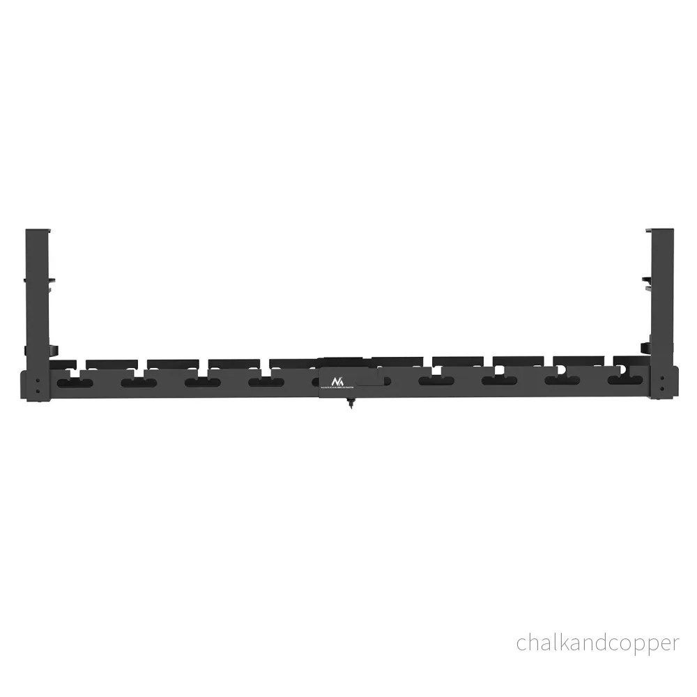 Maclean kabelhanterare under skrivbord, max. belastning 5 kg, max. 728 mm, svart, MC-103 B - Bild 3