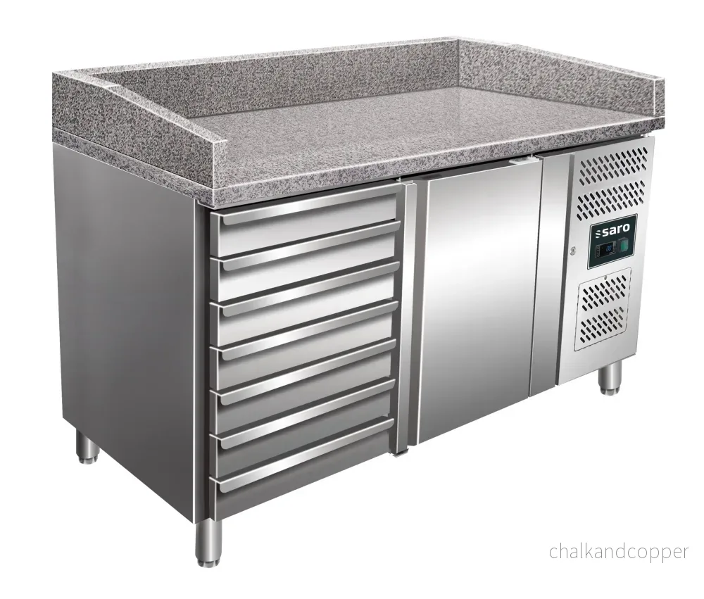 SARO Pizzabord med lådor modell MARGA PZ 1610 TN SARO Pizzabord med lådor modell MARGA PZ 1610 TN