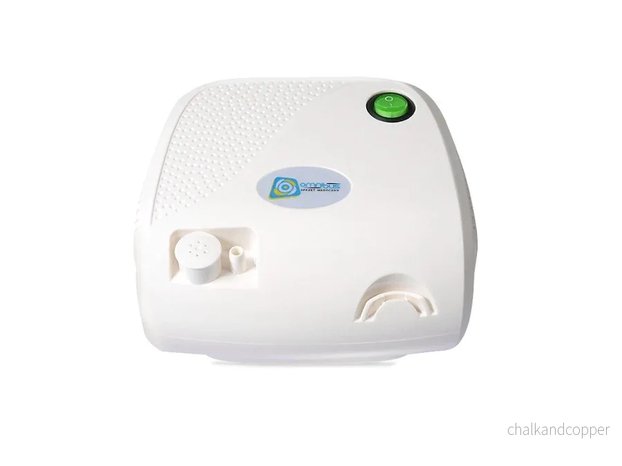 Inhalator Omnibus kompressorinhalator BR-CN116 Vit med napp - Bild 2
