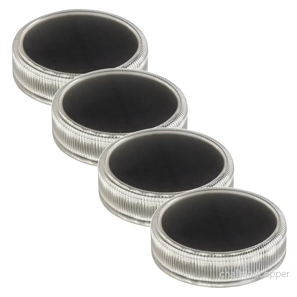 Trillo LED-solcellslampa 0,3 W, skymningssensor, transparent, IP65, K 4000, 77175, 4 stycken