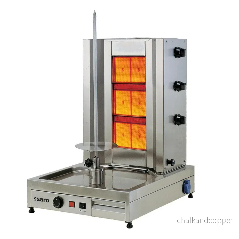 SARO gaskebab / gyros grill modell TILLA 3
