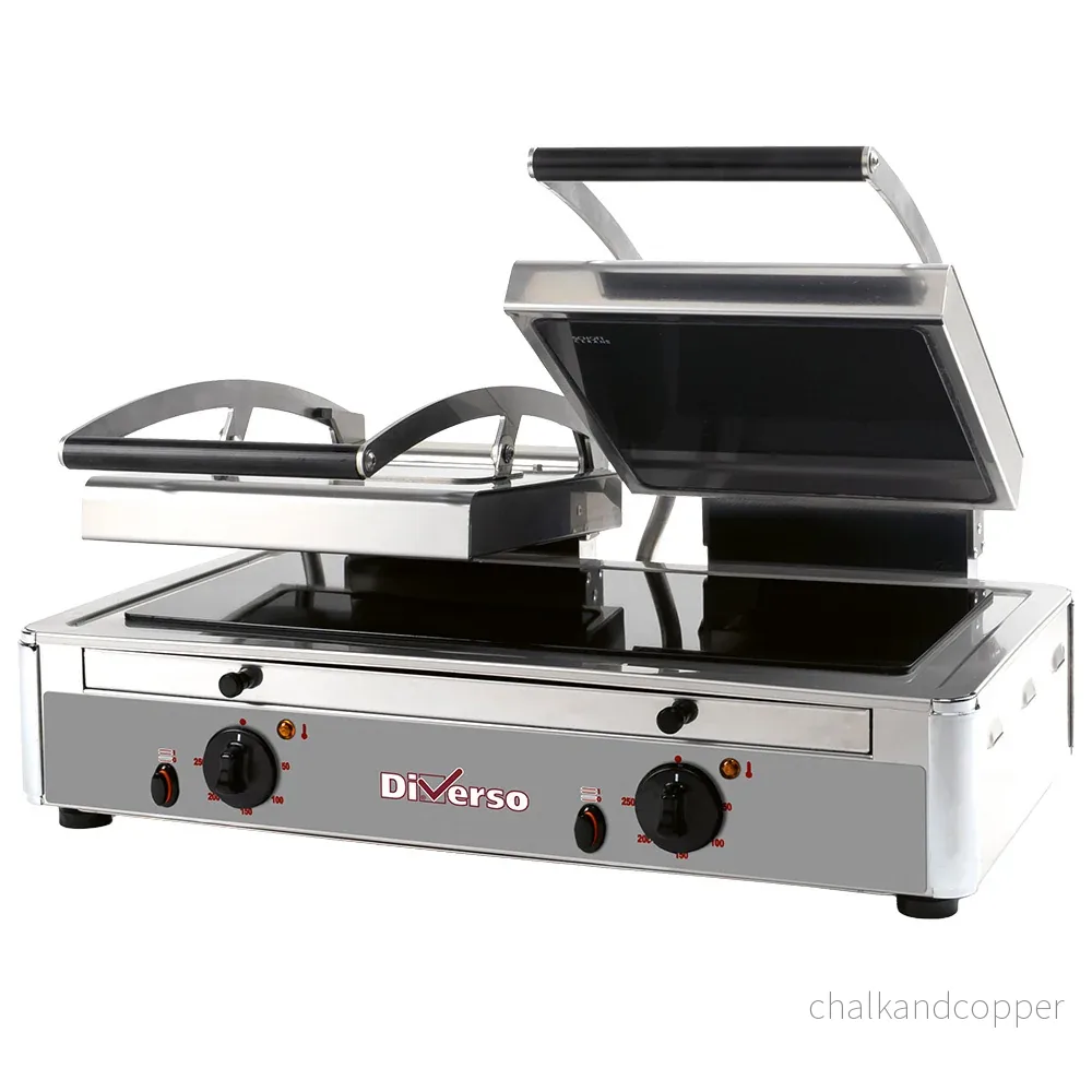 Grill Panini DUBBEL glaskeramik