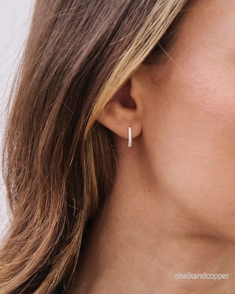 Glam: Silverörhängen
