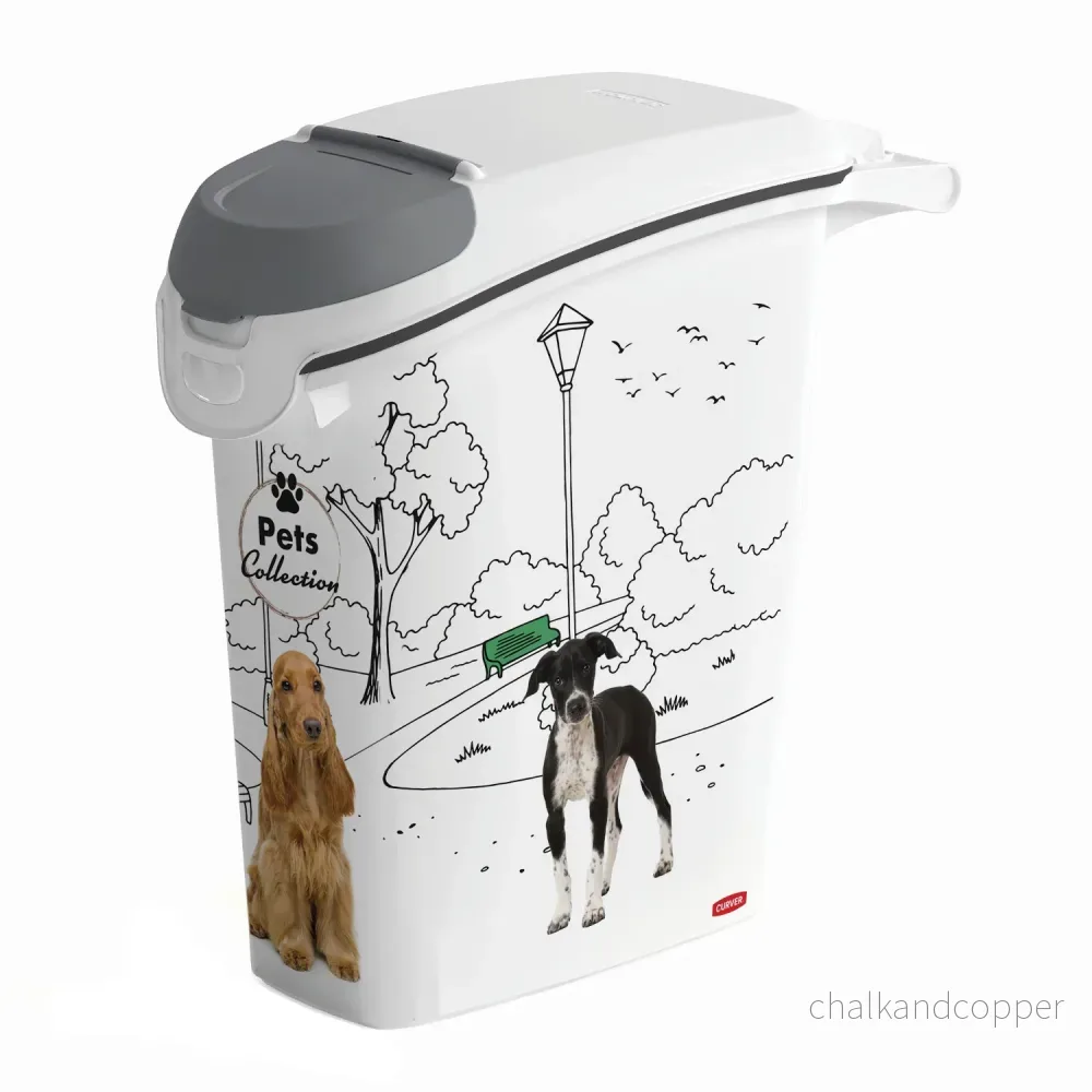 Förvaringsbehållare för hundmat 10 kg Curver PetLife