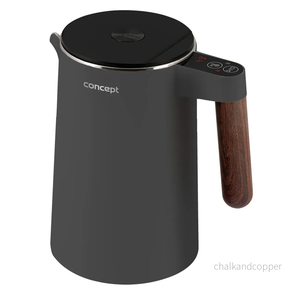 Concept Norwood Vattenkokare I Rostfritt Stål Med Temperaturkontroll 45/60/70/85/90/95/100°C KEEP WARM-Funktion 1,5L 1850-2200 W Svart - Bild 2