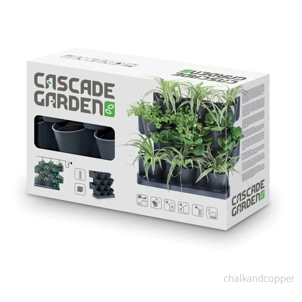 Vertikal stående trädgård Prosperplast Cascade Garden antracit - Bild 3