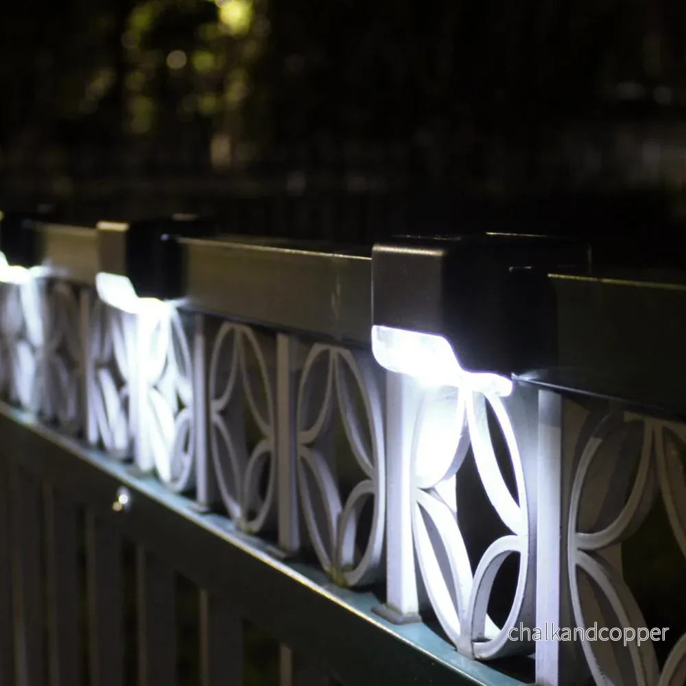 8x Maclean solcellsdriven LED-trappbelysning IP44, 4000K, Ni-MH 100 mAh, 80x45x45mm, skymningssensor MCE319 - Bild 2
