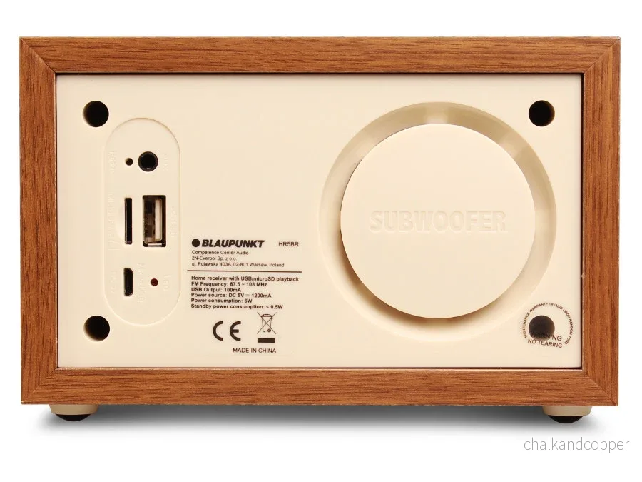 Radio Blaupunkt, FM-radio, SD/USB/AUX, HR5BR - Bild 2
