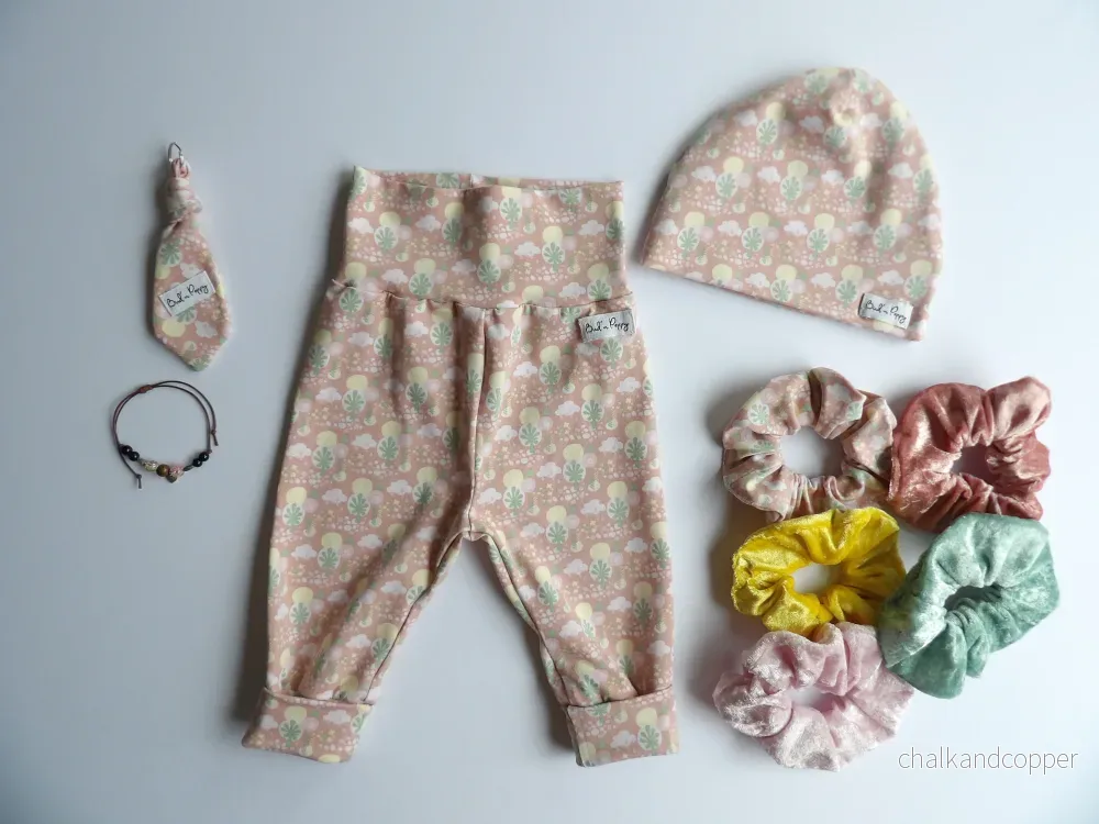 Storlek 56, Pink Haze – Handgjort babyset, OEKO-TEX®-certifierade tyger