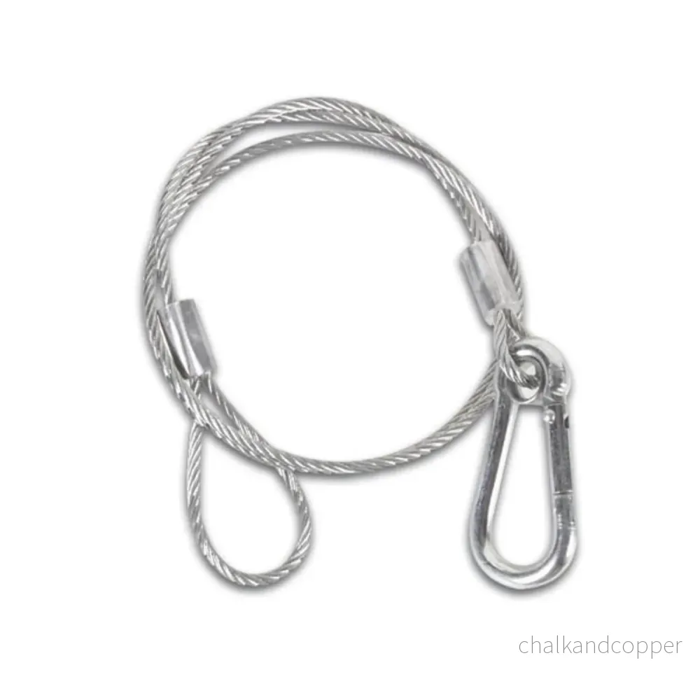 "Robust Steel Security Cable with PVC Sheath for Enhanced Protection"