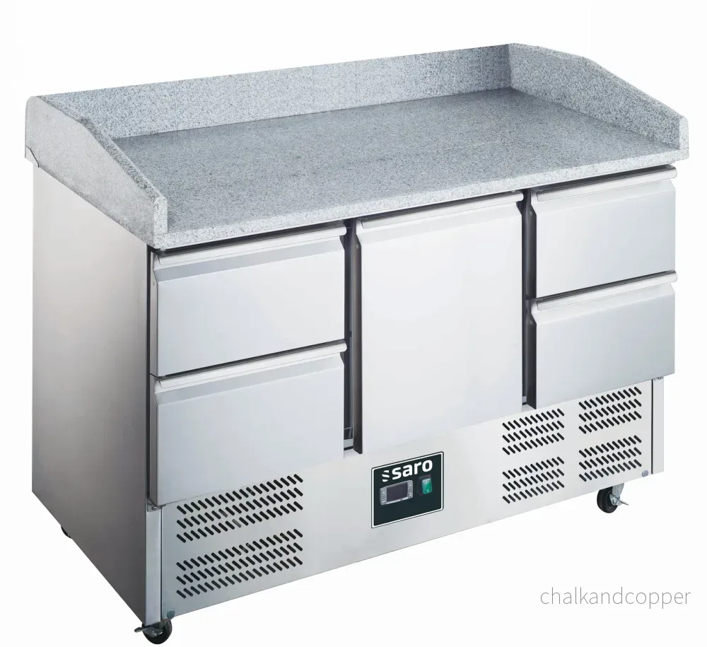 SARO Pizzabord med glasskiva modell ES 903 PZ 1/4