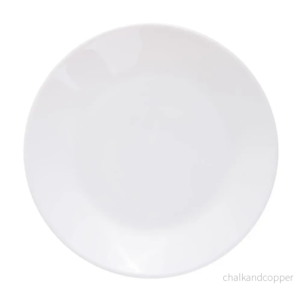 Luminarc desserttallrik, rund, 18 cm, vit, Arcopal Zelie