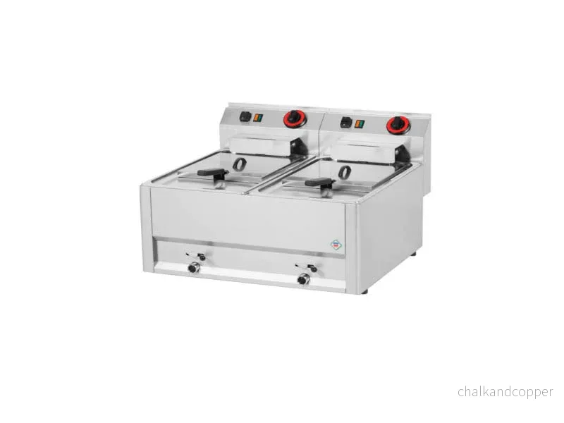 Fritös – 2 x 8 liter – 600 mm Fritös – 2 x 8 liter – 600 mm