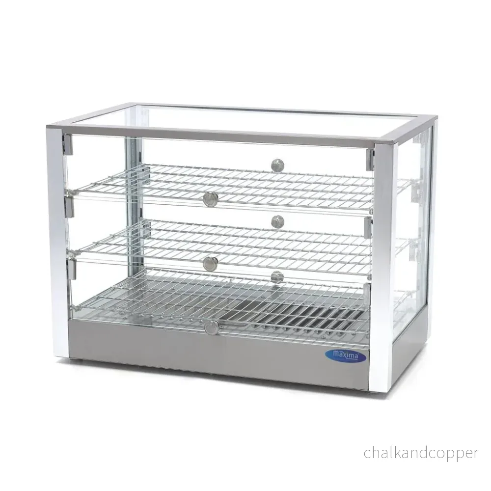 Värmeskåp - Värmedisplay - 115L - 70cm - 3 hyllor