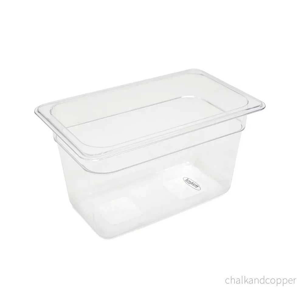 Gastronormbehållare - 3 st - 1/4 GN - 15 cm djup - Polykarbonat