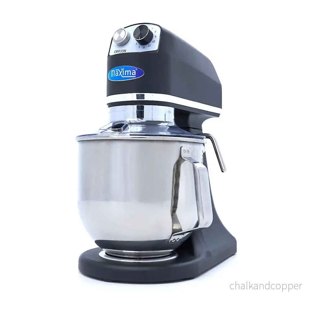 Mixer - 7 liter - Upp till 2 kg deg - Mattsvart
