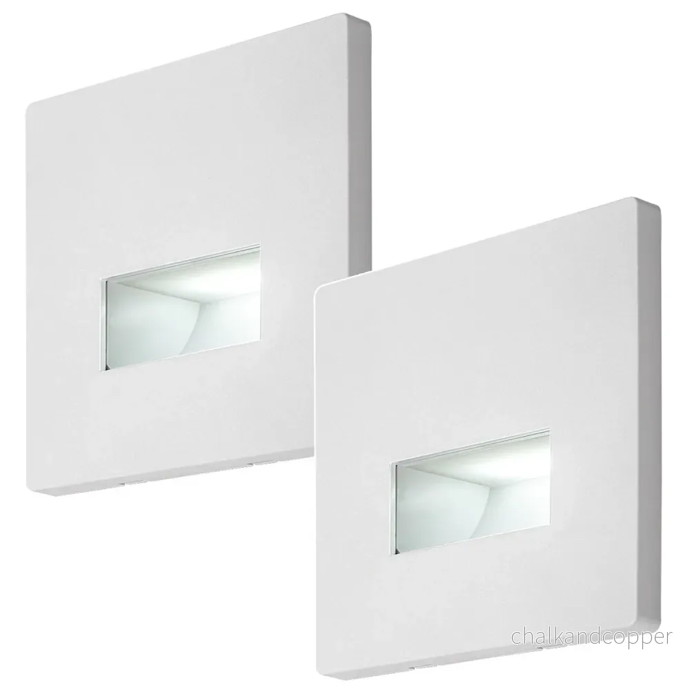 Lunca LED-lampa 1 W, IP20, vit, justerbar ljusfärg 3000, 4500, 6500 K, 77196, 2 stycken