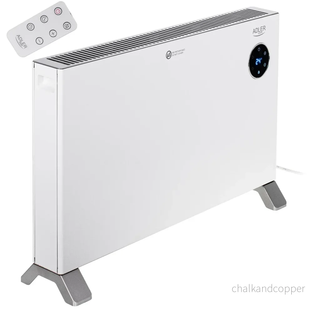 Värmekonvektor Adler, LED-display, fjärrkontroll, 3 värmenivåer, termostat, max 2000W, AD 7752